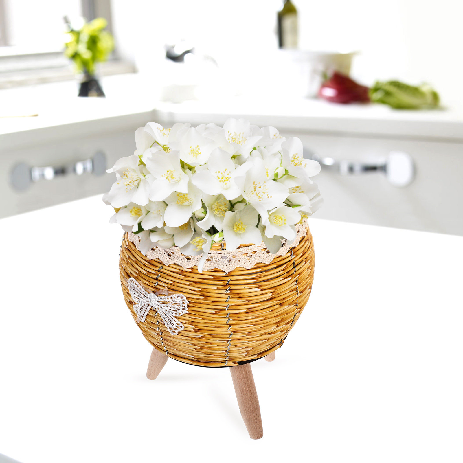 Bonsai Garden Design - Soporte para macetas de madera y