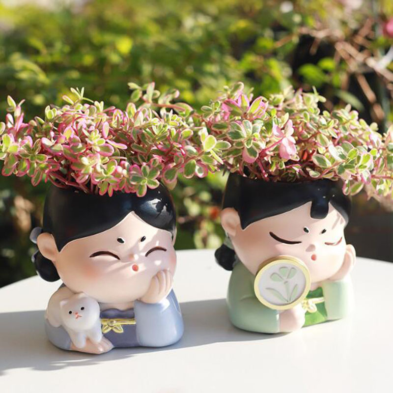 Bonsai Garden Nursery - Macetas de resina de la dinastía