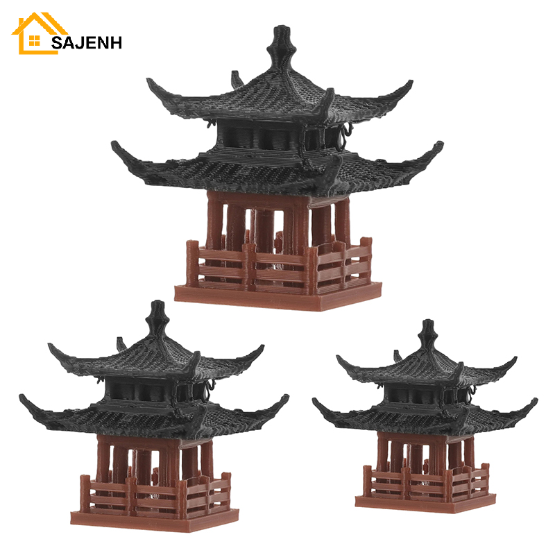 Japanese Garden Bonsai - Mini estatua de Pagoda, decoración de
