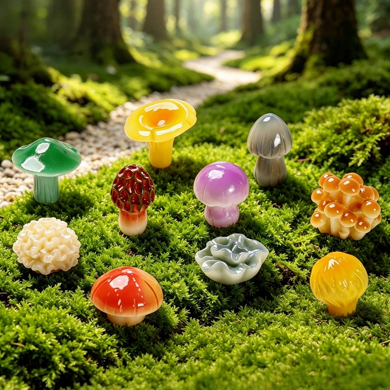 Bonsai Garden Miniature - 10 Piezas de Accesorios Decorativos para