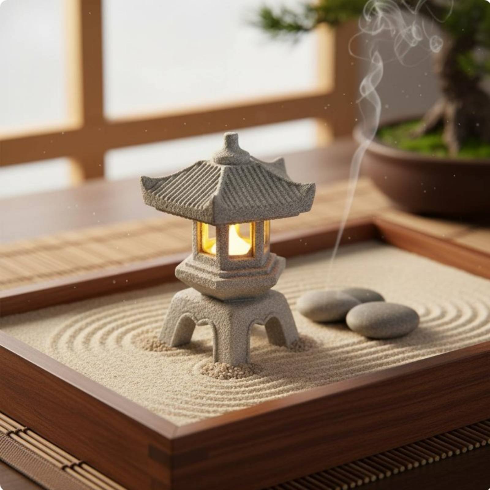 Farol de Piedra en Miniatura c - Japanese Garden Bonsai reseña y precio