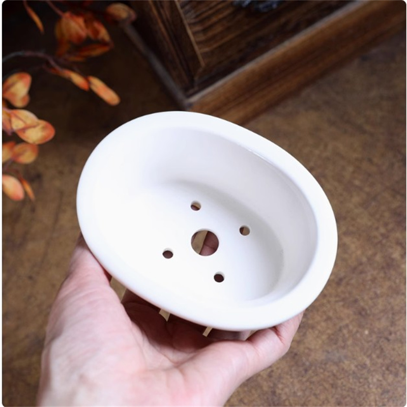 Maceta de bonsái ovalada blanc - Bonsai Repotting Mat reseña y precio