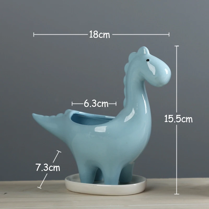 Macetero de dinosaurio de dibu - Japanese Garden Bonsai reseña y precio
