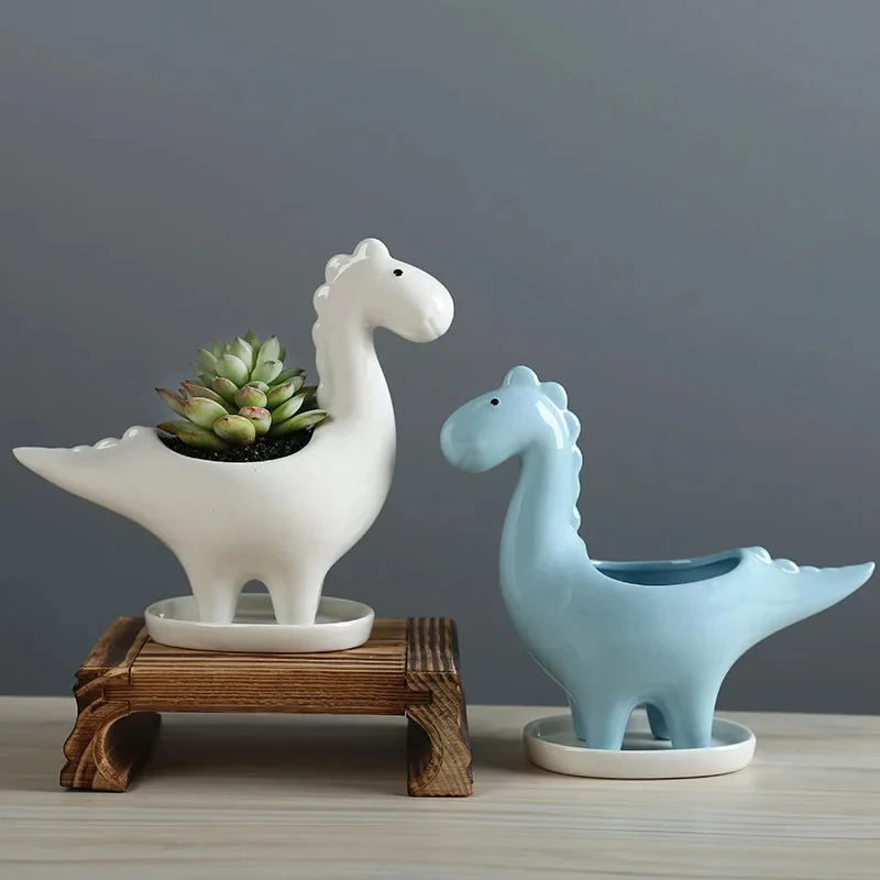 Macetero de dinosaurio de dibu - Japanese Garden Bonsai reseña y precio