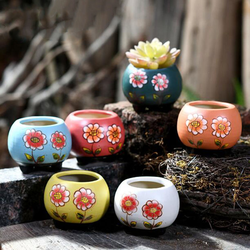 6 unids/set porcelana pintada  - Bonsai Garden Europe reseña y precio