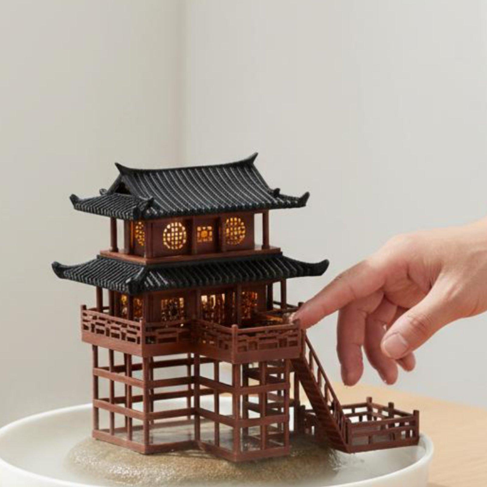 Miniatura de Pagoda de Plástic - Japanese Garden Bonsai reseña y precio